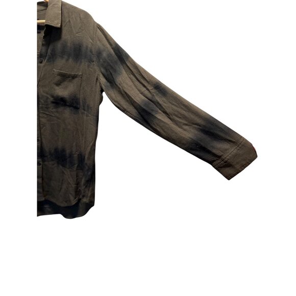 Rails Black Waves Blouse Hunter Olive Size M - Picture 11 of 15